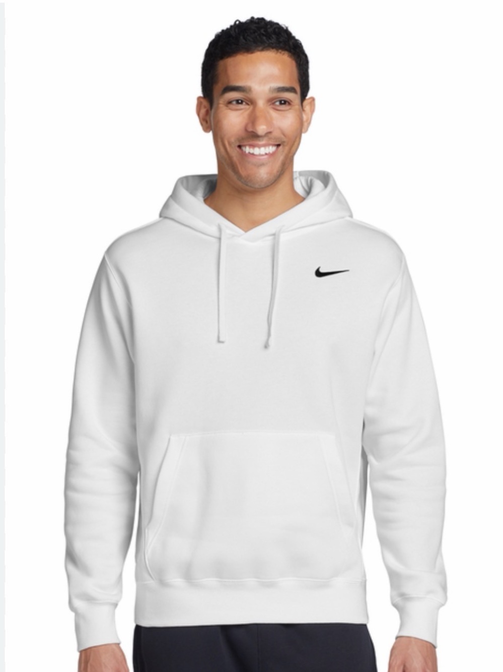 Nike - Sportswear Club Fleece - Long Sleeve - Pocket - Swoosh - Pullover Hoodie